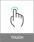single capacitive touch trigger